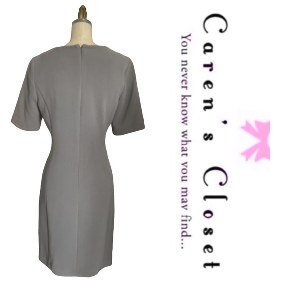 Micheal Kors Dove Gray Sheath Dress - Picture 4 of 10